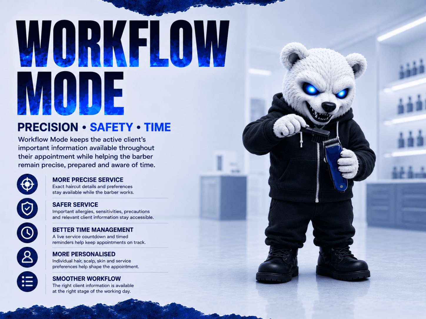Workflow Mode — information, stages and timing in one place